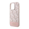Guess GCube Stripes MagSafe - Etui iPhone 14 Pro (Różowy) (GUHMP14LHGCFSEP)