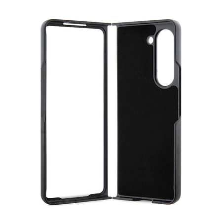 Karl Lagerfeld NFT Saffiano Karl & Choupette Pin - Etui Samsung Galaxy Z Fold 5 (czarny) (KLHCZFD5SAKCNPK)