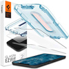 Spigen Glas.TR EZ Fit 2-Pack - Szkło hartowane do iPhone 12 / iPhone 12 Pro 2 szt (AGL01801)