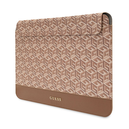 Guess GCube Stripes Computer Sleeve - Etui na notebooka 14" (Brązowy) (GUCS14HGCFSEW)