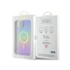 Guess IML Iridescent MagSafe - Etui iPhone 15 (fioletowy) (GUHMP15SHITSU)