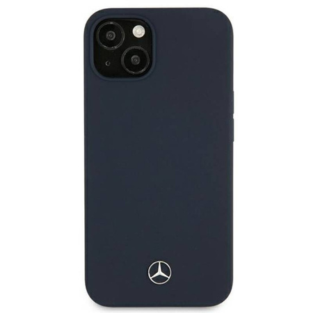 Mercedes Silicone Line - Etui iPhone 13 mini (granatowy) (MEHCP13SSILNA)