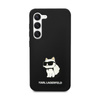 Karl Lagerfeld Silicone Choupette - Etui Samsung Galaxy S24+ (czarny) (KLHCS24MSNCHBCK)