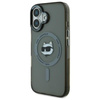 Karl Lagerfeld IML Metal Choupette Head MagSafe - Etui iPhone 16 (czarny) (KLHMP16SHLSCHK)