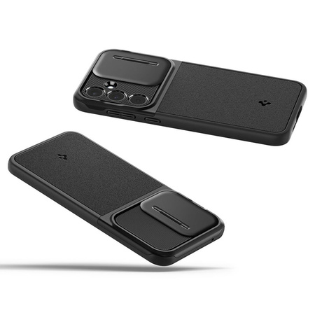 Spigen Optik Armor - Etui do Samsung Galaxy A55 5G (Czarny) (ACS07535)