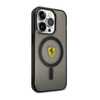 Ferrari Translucent MagSafe - Etui iPhone 14 Pro (Czarny) (FEHMP14LURKK)