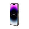 Karl Lagerfeld Liquid Glitter Ikonik - Etui iPhone 15 Pro (przezroczysty) (KLHCP15LLKKNSK)