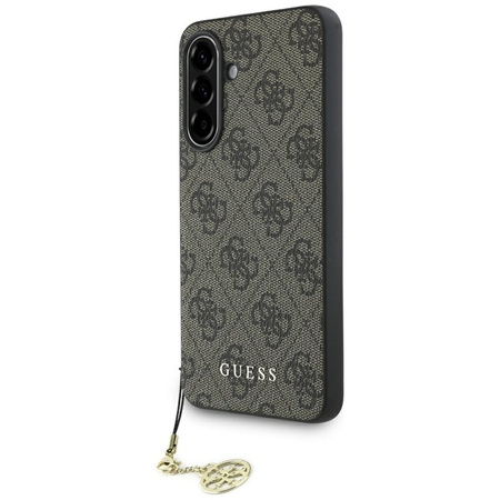Guess 4G Charms Collection - Etui do Samsung Galaxy A36 5G (brązowy) (GUHCSA36GF4GBR)