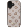 Guess Peony Script MagSafe - Etui iPhone 16 (brązowy) (GUHMP16SPGPYSW)