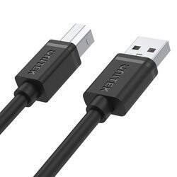 Unitek Kabel przewód  USB-A 2.0 / USB-B AM-BM 5m Czarny (Y-C421GBK)