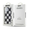 DKNY IML Checkered Mono Pattern - Etui do iPhone 15 Plus / 14 Plus (czarny) (DKHCP15MHDLCEK)