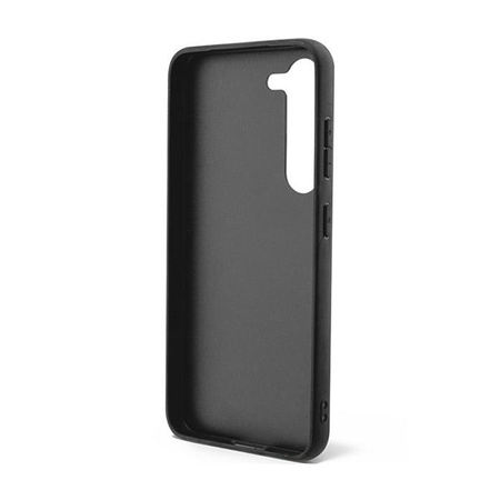 Guess 4G Bottom Stripe Metal Logo Collection - Etui Samsung Galaxy S24+ (czarny) (GUHCS24MG4GLGR)