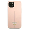 Guess Silicone Triangle Logo - Etui iPhone 13 (różowy) (GUHCP13MSLTGP)