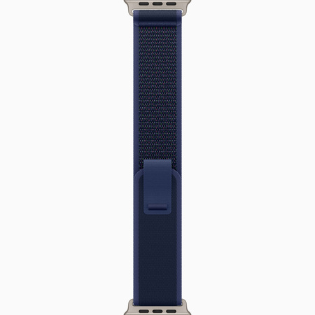 Apple Watch Ultra 2 GPS + Cellular 49mm Koperta z tytanu w kolorze naturalnym, Opaska Trail w kolorze niebieskim - M/L (MX4L3WB/A)