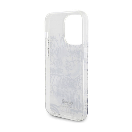 Hello Kitty IML Kitty On Bricks Graffiti - Etui iPhone 13 Pro (biały) (HKHCP13LHDGPHT)