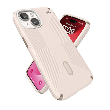 Speck Presidio2 Grip ClickLock & Magsafe - Etui iPhone 15 / iPhone 14 / iPhone 13 (Bleached Bone / Heirloom Gold / Hazel Brown) (150439-3214)