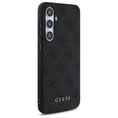 Guess 4G Metal Gold Logo - Etui Samsung Galaxy S24 FE (szary) (GUHCS24FEG4GFGR)
