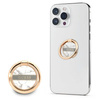 Guess Ring Stand Marble - Magnetyczny uchwyt na palec do telefonu (White) (GURSHCHMAG)