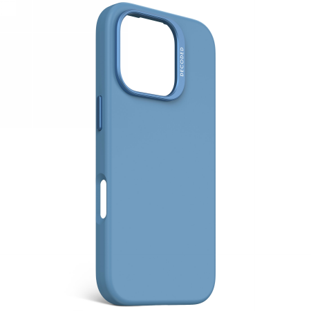 Decoded AntiMicrobial Silicone Backcover - silikonowa obudowa ochronna do iPhone 16 Pro kompatybilna z MagSafe (air blue) (D25IPO16PBCS9AE)