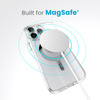 Speck Presidio Perfect-Clear MagSafe - Etui iPhone 15 Pro Max (Clear / Chrome Finish / Serene Silver) (150571-3240)