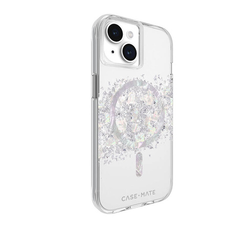 Case-Mate Karat MagSafe - Etui iPhone 15 / iPhone 14 / iPhone 13 zdobione masą perłową (A Touch of Pearl) (CM051384)