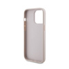 Guess 4G Metal Gold Logo - Etui iPhone 15 Pro Max (różowy) (GUHCP15XG4GFPI)