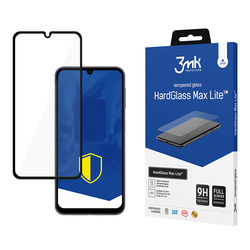 3mk HardGlass Max Lite - Szkło hartowane do Samsung Galaxy A25 5G (Czarny) (3MK_5903108533515)