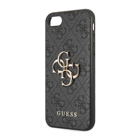 Guess 4G Big Metal Logo - Etui iPhone SE (2022/2020) / 8 / 7 (szary) (GUHCI84GMGGR)