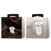 Borofone - ładowarka samochodowa 2x USB, biały (BFO-BZ5-W)
