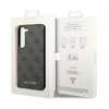 Guess 4G Metal Gold Logo - Etui Samsung Galaxy S24+ (czarny) (GUHCS24MG4GFGR)