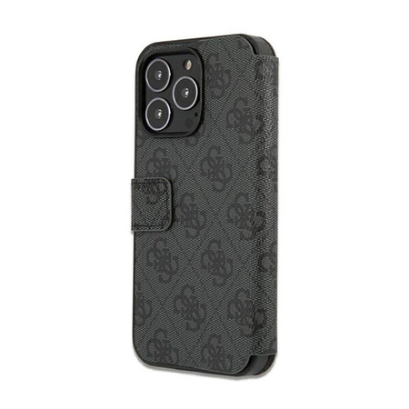 Guess Booktype 4G Big Metal Logo - Etui iPhone 13 Pro Max (szary) (GUBKP13X4GMGGR)