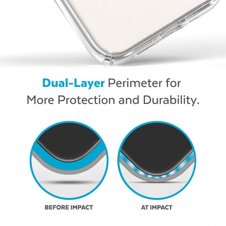 Speck Presidio Perfect-Clear + MagSafe - Etui iPhone 15 Plus / iPhone 14 Plus (Clear) (150119-5085)