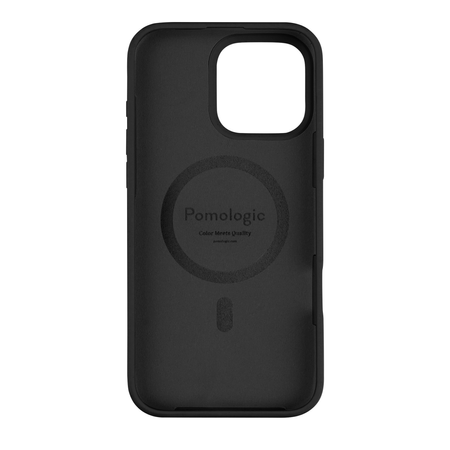 Pomologic CoverCase - silikonowa obudowa ochronna do iPhone 16 Pro Max kompatybilna z MagSafe (black) (POM-IPCCS16PMMS-700)