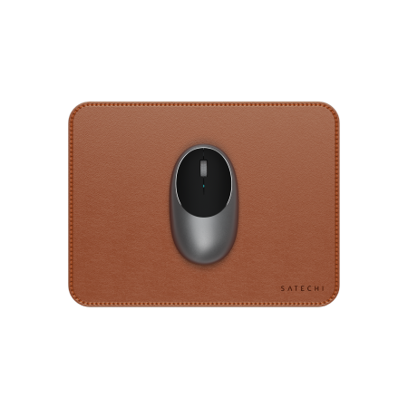 Satechi Premium Mouse Pad - podkładka pod mysz ze skóry wegańskiej - brązowa (ST-LMPN)