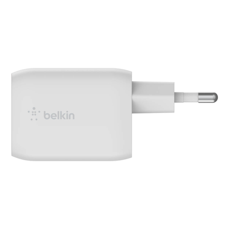 Belkin podwójna ładowarka ścienna 65W DUAL USB-C 2M - biały (WCH013VF2MWH-B6)
