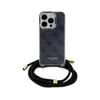 Guess Crossbody Cord 4G Print - Etui iPhone 15 Pro Max (czarny) (GUHCP15XHC4SEK)
