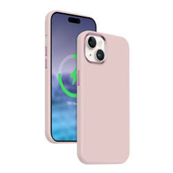 Crong Color Cover LUX Magnetic - Etui iPhone 15 Plus MagSafe (różowy) (CRG-COLRLM-IP1567-PNK)