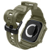 Spigen Rugged Armor Pro - Pasek z obudową do Apple Watch 10 46 mm (Vintage Khaki) (ACS08608)