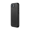 Mujjo Full Leather Case - etui skórzane do iPhone 16e kompatybilne z Magsafe (black) (MUJJO-CL-059-BK)