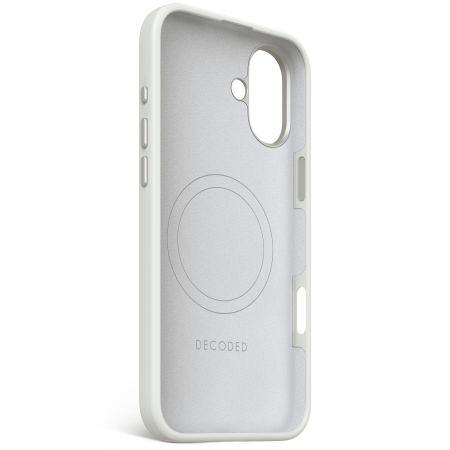 Decoded AntiMicrobial Silicone Backcover - silikonowa obudowa ochronna do iPhone 16 Plus kompatybilna z MagSafe (stone gray) (D25IPO16PLBCS9SY)