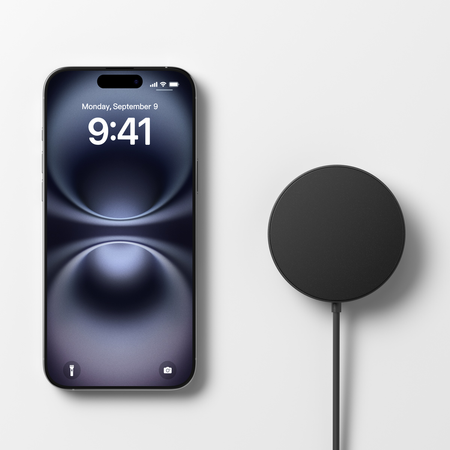 Belkin Ładowarka magnetyczna, Qi2 15W, rozkładana, zasilacz 20W, czarna (WIA011KQBK)