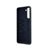 BMW Silicone Signature Logo - Etui Samsung Galaxy S21+ (granatowy) (BMHCS21MSILNA)