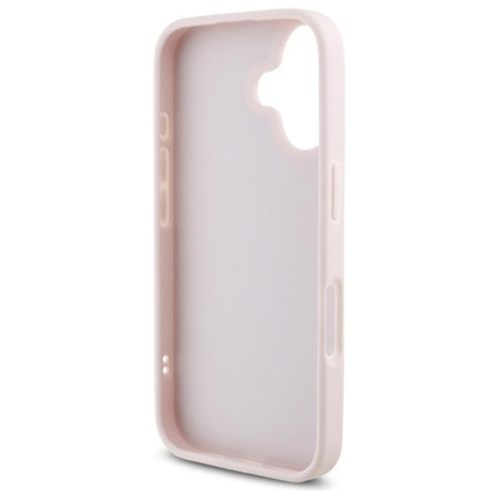 Karl Lagerfeld Quilted Signature - Etui iPhone 16 (różowy) (KLHCP16SPQDSMGP)