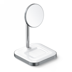 Satechi Magnetic 2in1 - stojąca ładowarka magnetyczna do dwóch urządzeń kompatybilna z ładowaniem MagSafe (gwiezdna szarość) (ST-WMCS2M)