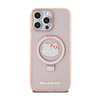Hello Kitty Ring Stand Glitter Electrop Logo MagSafe - Etui iPhone 15 Pro Max (różowy) (HKHMP15XHRSGEP)
