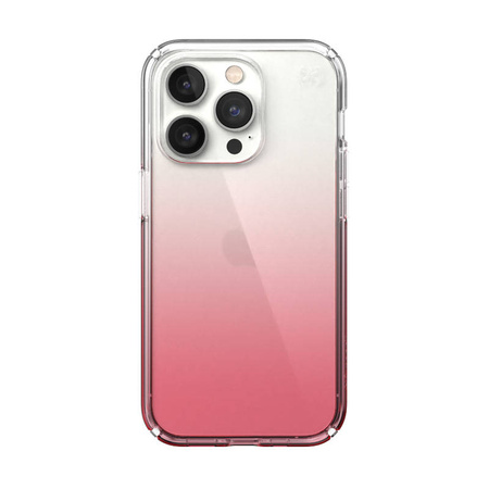 Speck Presidio Perfect-Clear + Ombre - Etui iPhone 14 Pro z powłoką MICROBAN (Clear / Vintage Rose Fade) (150151-9509)