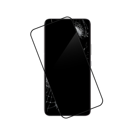 Crong 7D Nano Flexible Glass - Szkło hybrydowe 9H na cały ekran Samsung Galaxy S22+ (CRG-7DNANO-SGS22P)