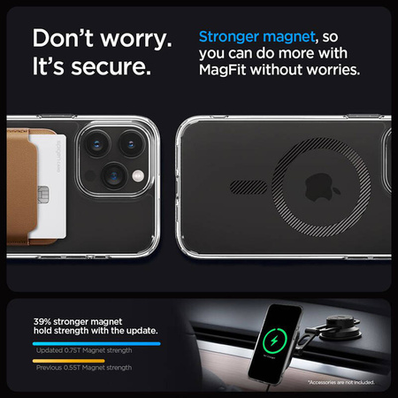 Spigen Ultra Hybrid Mag MagSafe - Etui do iPhone 15 Pro Max (Carbon Fiber) (ACS06578)
