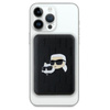 Karl Lagerfeld Karl & Choupette Head Pin MagSafe - Power Bank indukcyjny 5000 mAh 15W (czarny) (KLPB5FPGKSKCHK)