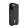 Ferrari Carbon Metal Logo MagSafe - Etui iPhone 15 Pro Max (czarny) (FEHMP15XPTEK)